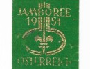 1951 7th world jamboree osterreich feltro fronte