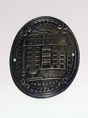 1951 world jamboree cane emblem 