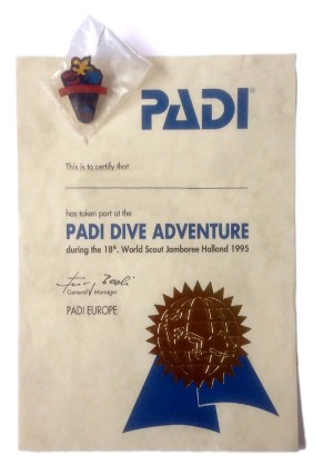 wj 95 padi pin   certificato ok