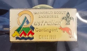 wj australian contingent pin